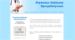 Desktop Screenshot of gabinety-zory.pl